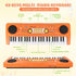 MusicForset 49 3 4 5 6 7, Kids Piano Keyboard with Microphone, Keys Portable Electronic Piano Keyboard for Kids