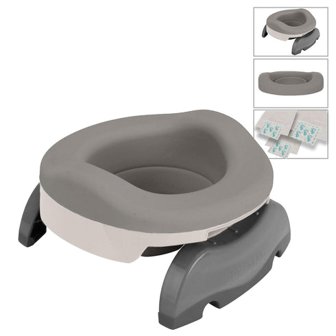 Pack: 2in1 Potette Plus Potty Value Kalencom Potette Plus Portable Potty and Reusable Collapsible Liner for Home Use