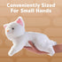 3 3 PREXTEX Plush Cat Toys Stuffed Animal with Cats Baby Stuffed Animals - Big Cat Zippers Little Plush Baby Kittens