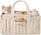 Blissful Diary Woodland Diaper Caddy Organizer, Stylish Nursery Storage Basket, Gift for
