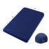TILLYOU Mini Crib Fitted Sheets 2 Pack, Soft Jersey Knit Microfiber Playpen Bedding Sheet for Baby, Light Gray & Navy