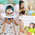 100 Pack 28"x47" Drydiet Disposable Floor Splat Mats for Under High Chair with Animals Print, Waterproof Plastic Floor