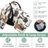Dalzium Western Cow Print Car Seat Cover Baby, Carseat Canopy Cover for Girl Boy, Breathable Baby Carrier Cover