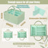 MOMINSIDE Baby Diaper Caddy Organizer,Nursery Storage Bin Basket for Changing Table Car, Portable Diaper Storage