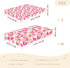 miaozhen 1 Pack 52x28 Cotton Baby Crib Sheets Soft Comfy Henri Style Leaf Petal Colorful Toddler Mattress Sheet