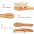 YARRA MODES Set YarraModes Baby Goat Hair Brush and Comb for Newborns & Toddlers| Eco-Friendly Safe Brush | Natural