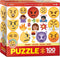 EuroGraphics Anger Emoji Puzzle, 100 Piece, Multi
