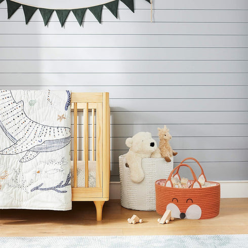 T&T Homewares Diaper Caddy Organizer, Cotton Rope Diaper Caddy Basket, Baby Shower Basket, Nursery Storage Bins