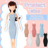 Bencailor 6 Pcs Doll Clothes for 11.8 Inch Doll, Summer Tops & Winter Coat Doll Outfit (Charming Style)