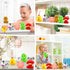 Bath Toys for Kids 1-3 Years, No Hole Infant Baby Bath Toys for 6-24 Months, Fun Bathtub Shower Toys