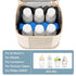 Pack, 6 9 Mancro Breastmilk Cooler Bag with Ice Double Layer Insulated Baby Bottles Bag Fits Bottles Up to Ounces