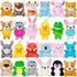 24 Pack Mini Stuffed Animals Bulk Party Favors For Kids Treasure Box