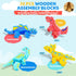 1-3, Playset, JoyCat Magnetic Wooden Dinosaur Building Toys for Toddlers Build and Take Apart Dino Montessori STEM Fine