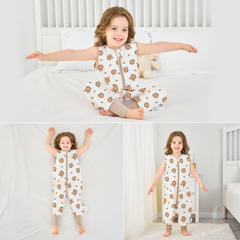 Miracle Baby 0.5 100% Sleep Sack with Feet - TOG Breathable Cotton Wearable Blanket, Sleeveless Design Sleeping Bag