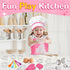 MEIDAYAI Set Set 3-8 Kids Cooking Baking , Kids Kitchen Pretend Play Toys, Children Chef Role Play Costume - Chef Hat