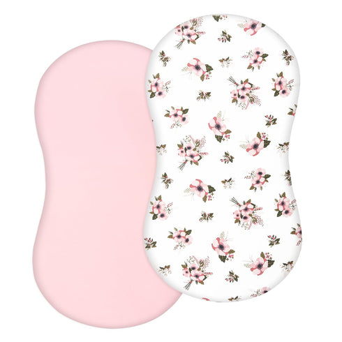 TILLYOU Cotton Fitted Bassinet Sheets for Baby Boy Girl, Fit for Halo