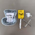 Generic Car Decorations,Car Seat for Dolls with Soft Furry Cushion,Have a Seat Clips onto Car Air Vent, Includes Seat