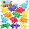 Dinosaur Letters Matching Game, 26 Double-Sided ABC Alphabet Match, Montessori Educational Toy for Kids 1-5 Years