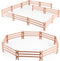40PCS Plastic Horse Fence Toys - Farm Barn Corral Fencing Accessories Playset for Horse Figures and Toddlers