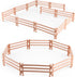 40PCS Plastic Horse Fence Toys - Farm Barn Corral Fencing Accessories Playset for Horse Figures and Toddlers