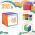 Yilloog 8 Pcs DIY Photo Pocket Dice, Large Clear Foam Dice for Classroom Education Playing Game Cubes