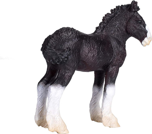 MOJO Shire Foal Realistic Equestrian Horse Club - Hand Painted Toy Figurine