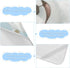 EtherSpher 28" 52" Cute Polar Bear Retro Bathtub Cooling Baby Mattress pad Waterproof x Ultra Soft Pads Washable