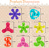 BATWEET 200pcs Mini Finger Fidget Spinner Toys, Bulk Stress Relief Sensory Toys for Kids Adults, Party Favors