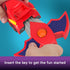 Fisher-Price DC Batwheels 1:55 Scale Toy Race Car, Redbird Launching Vehicle with Crash Accessories for Ages 3+