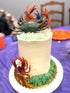 Gemini&Genius 2Pcs Crabs Marine Animal Action Figures, Educational Ocean Model Toys for Kids
