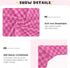 Emelivor Pink Checkered Toddler Crib Sheets for Boys Girls Fitted Crib Sheet Breathable Crib Mattress Sheet for Newborn