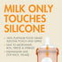 3-6 4 Count 8 Boon Nursh Reusable Silicone Pouch Baby Bottles - Medium Flow Nipple - Silicone Baby Bottle Pouch