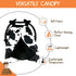 40x30" Dear Baby Gear Car Seat Cover for Boys & Girls - Baby Carseat Canopy w/Snap Opening - Infant Seat Cover -Nursing