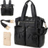 Yomiky Leather Diaper Bag Backpack, Diaper Bag Tote Travel Tote Bags with Large