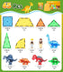 3-5 4-8 8-12 5-7 Magnetic Tiles Dinosaurs Magnet Building Blocks Toys for Kids Ages Creative Animals Educational Stack