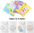 24pcs WATINC Easter Coloring Books, DIY Art Book with Bunny Easter Egg Chick Pattern, Creativity Color Booklet