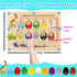 HONGID Dinosaur Toys, Magnetic Color and Number Maze Montessori Toys for 2-5 Year Olds, Educational Sensory Toys