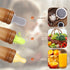 BOXOB 3-in-1 Baby Food Bottle, Silicone Food Dispensing Squeeze Feeder Multifunctional Baby Milk Bottle Weaning Bottles
