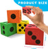 6 48 EVA Foam Dices, Colorful Dot Foam Dice for Kids, Building Toys,Educational Toys, Party Supplies, Colors, Pcs