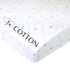 American Baby Company 100% Natural Cotton Fitted Mini Crib Sheet 38" x 24" - Soft & Breathable for Boys & Girls