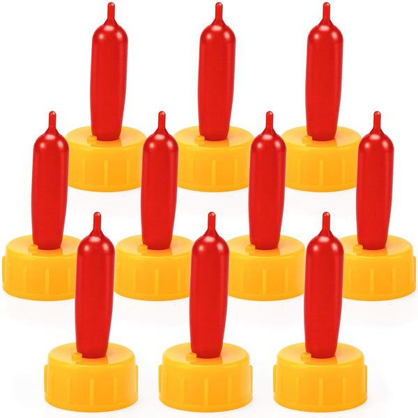 PAGOW 10PCS Nipple for Goats, Soft Rubber Pacifier for Nursing Small Animal Milk Drink, Lambs and Goat Kids