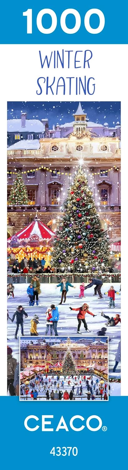 Ceaco - Classic Christmas - 1000 Piece Winter Skating Jigsaw Puzzle