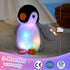 BSTAOFY Light up Penguin Stuffed Animal, Glow Perky Adorable LED Plush Toy Nightlight Gift for Kids, 11''