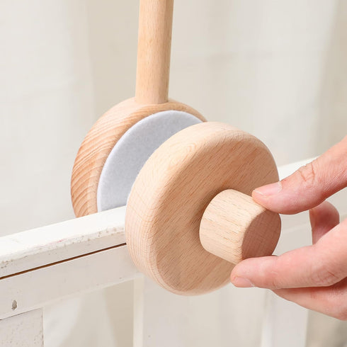 30 Inch Crib Mobile Arm, HBM Wooden Mobile Arm for Crib Rotating Baby Mobile Hanger Beech Mobile Crib Arm Attachment