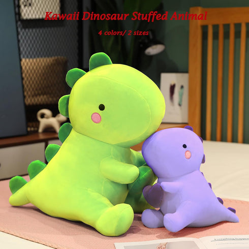 SQEQE Dinosaur Stuffed Animal, Soft Dino Plush Toy with Heart for Valentine's Day, 12 inch Gift for Her