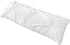 Sweet Jojo Designs Solid Color White Shabby Chic Body Pillow Case Cover