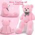 MaoGoLan Huge Pink Stuffed Animals - 47 inch Life Size Cute Teddy Bears for Baby Girls Shower Decorations