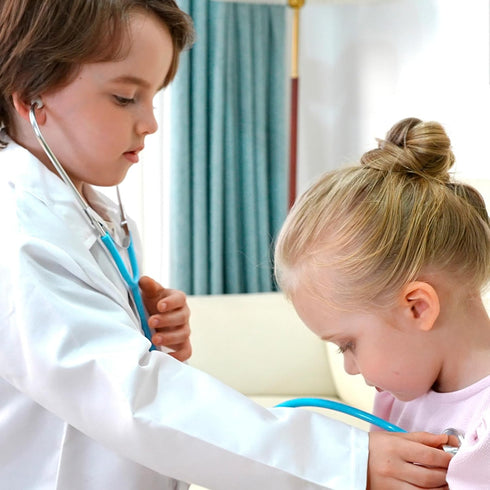 2 Pack 3 4 5, Set Playset Phobby Kids Stethoscope Toy, Real Working Stethoscope Toy for Toddler Doctor Play for Role