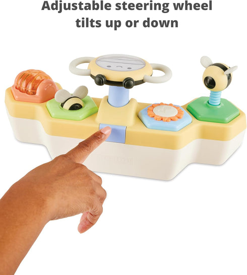Tummy 5 2 3m+ Skip Hop Time & Seated Play Cause & Effect Developmental Baby Toy with Activities and Ways to Play