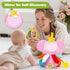 JoySpark Toys 0-6 6-12 3 4 5 6 7 8 9+ Tummy Baby Girl Toys Months, Sensory Musical Toddler Toy for Months, Pink